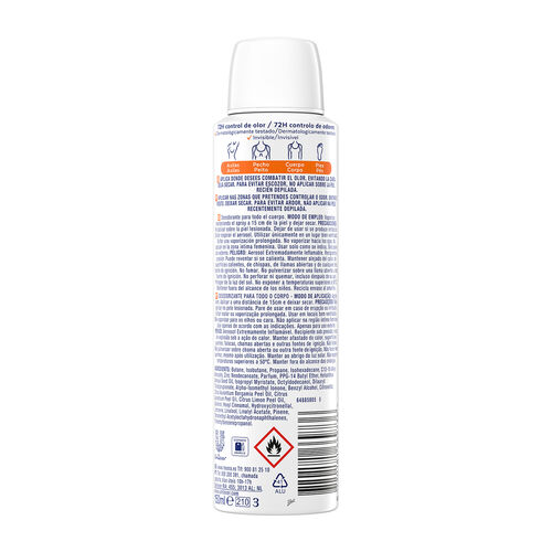 DESODORANTE ALL OVER BODY FRESH CITRUS REXONA 150ml image number