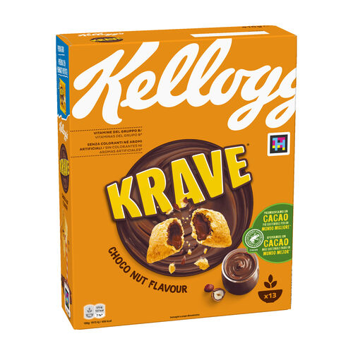 CEREALES KELLOGGS KRAVE CHOCOLATE AVELLANA 410g image number