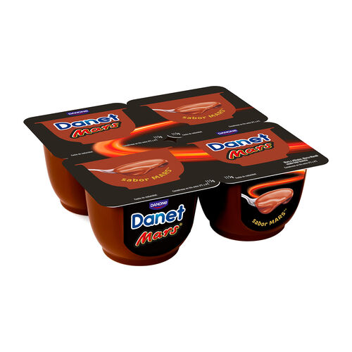 Postre lácteo sabor Mars DANET DANONE 4x115g image number
