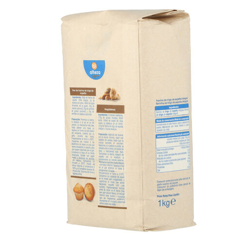 HARINA ESPELTA INTEGRAL ALTEZA 1kg image number