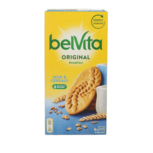 GALLETA CON LECHE Y CEREALES BELVITA 300g image number