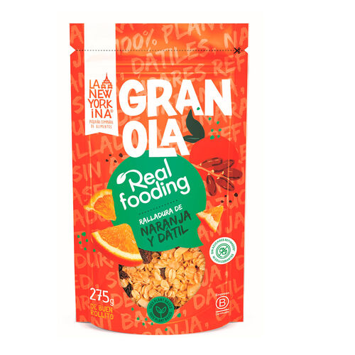 Granola con ralladura de naranja y d&aacute;til LA NEWYORKINA 275g image number