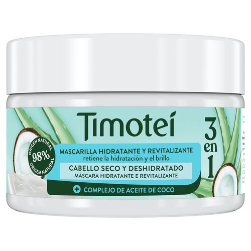 Mascarilla hidratante con leche coco y Aloe Vera TIMOTEI 300ml image number