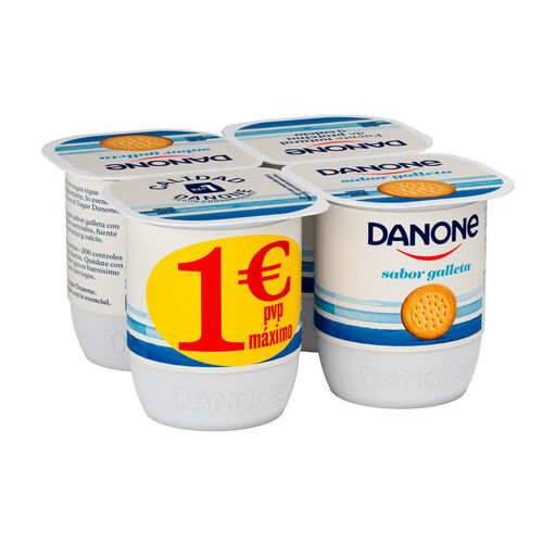 Yogur sabor galleta DANONE 4x120g image number