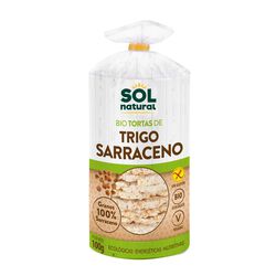 Tortas de trigo sarraceno sin gluten BIO SOL NATURAL 100g