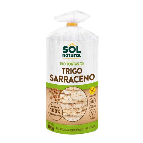 Tortas de trigo sarraceno sin gluten BIO SOL NATURAL 100g image number