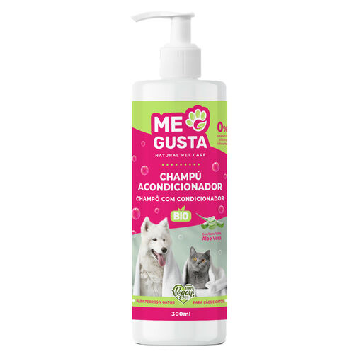 Champ&uacute; acondicionador BIO para perro y gato ME GUSTA 300ml image number