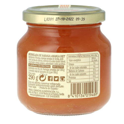 LA VIEJA F&Aacute;BRICA Diet naranja 280g image number