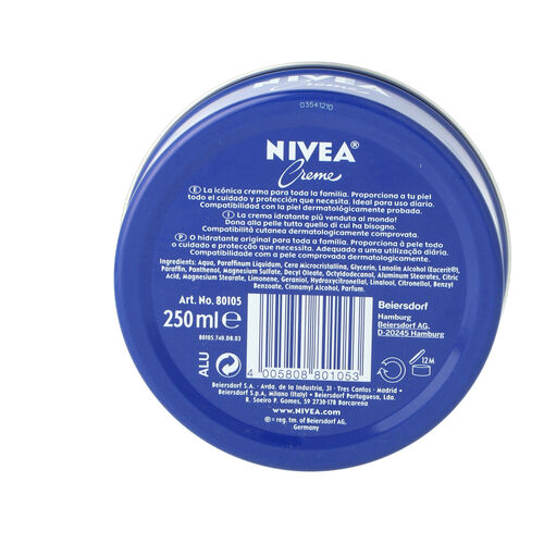 CREMA CORPORAL NIVEA LATA 250ml image number