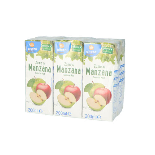 ZUMO DE MANZANA 100% ALTEZA 6X200ml image number