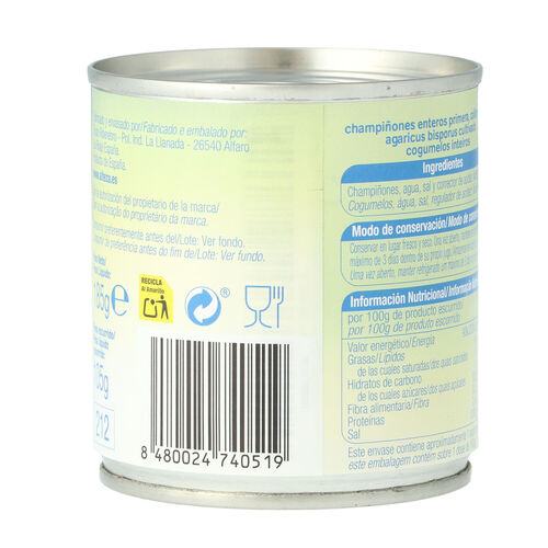 CHAMPINON ALTEZA ENTERO 185g. image number