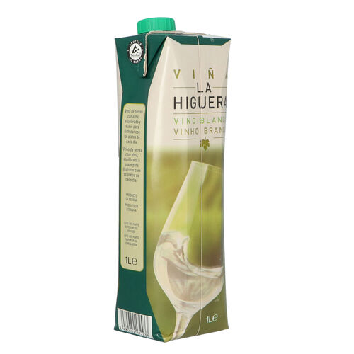 VINO BLANCO VIÑA HIGUERA BRIK 1L image number