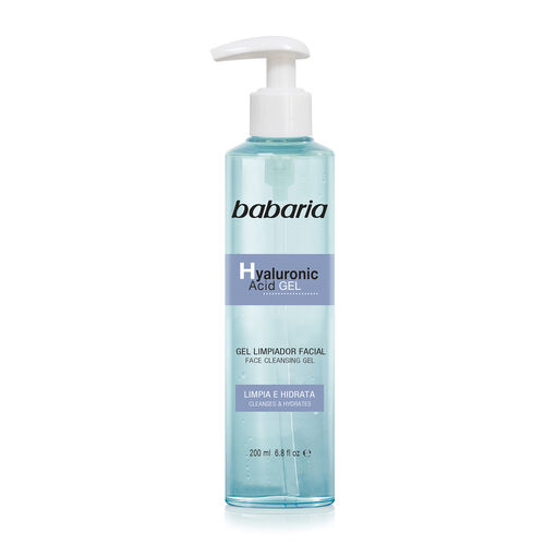 Gel limpiador facial acido hyaluronico BABARIA 200ml image number