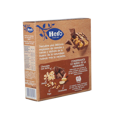 BARRITAS MUESLY CHOCO LECHE CORNY PACK 6x23g image number