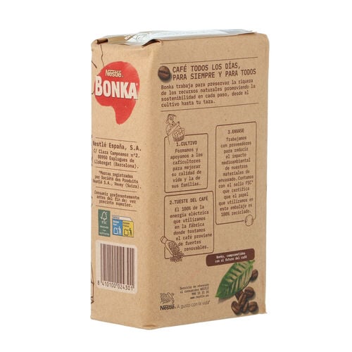 Caf&eacute; molido descafeinado BONKA 250g image number