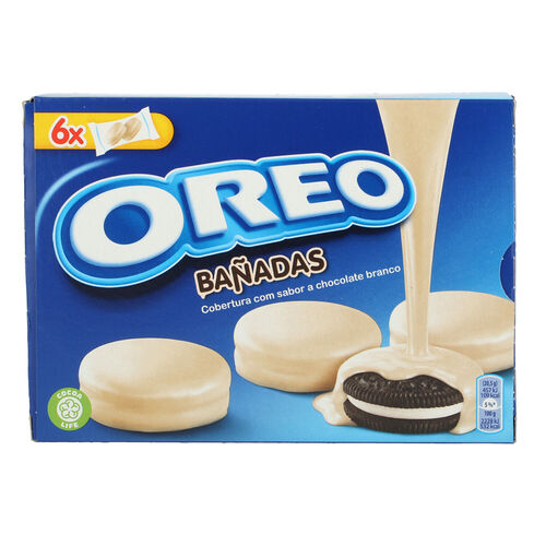 OREO ba&ntilde;adas chocolate blanco 246g image number