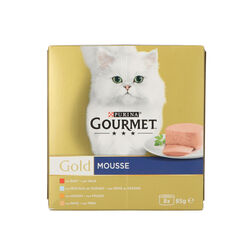 GOURMET GOLD MOUSSE BUEY PACK 8X85g
