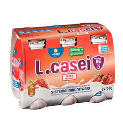Yogur l&iacute;quido l-casei con fresa ALTEZA 6x100g