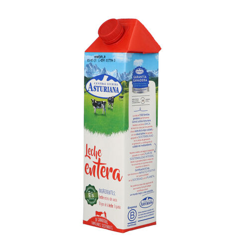 LECHE ENTERA CENTRAL LECHERA ASTURIANA 1L image number