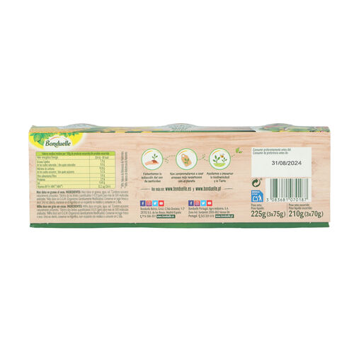 MAIZ BONDUELLE TOQUE PACK 3x75g image number