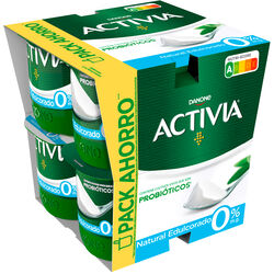 ACTIVIA NATURAL EDULCORADO 8X120g