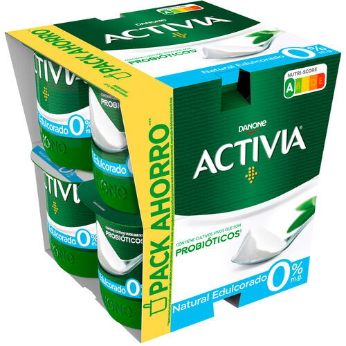 ACTIVIA NATURAL EDULCORADO 8X120g image number