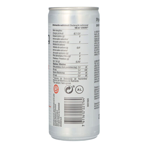BEBIDA ENERGÉTICA POWERKING ZERO 25cl image number