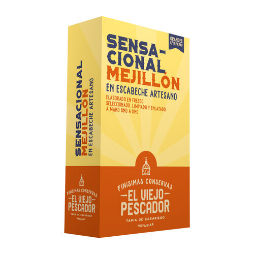 Mejillón en escabeche artesano 8/12 piezas EL VIEJO PESCADOR 120g image number