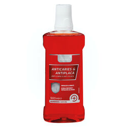 ENJUAGUE BUCAL ANTICARIES + ANTIPLACA CENTRA LINE 500ml