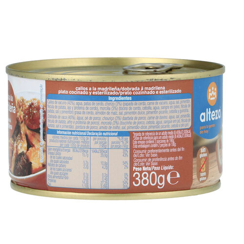 Callos ALTEZA 1 raci&oacute;n 380g image number