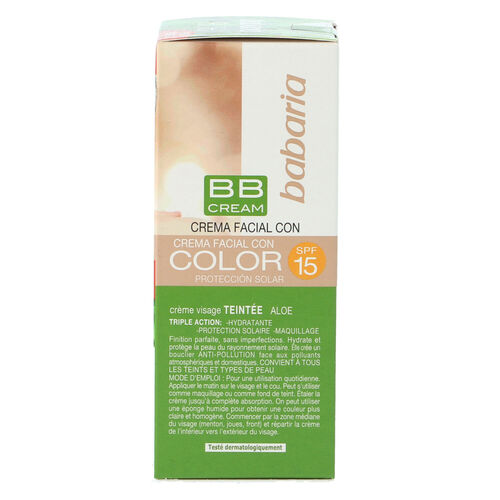 CREMA BABARIA HIDRATANTE CON COLOR 50ml image number