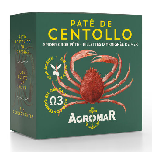 PATE AGROMAR CENTOLLO LATA 100g image number