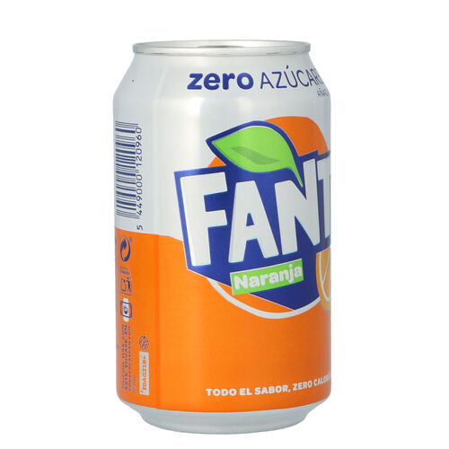 FANTA ZERO NARANJA LATA 33cl image number
