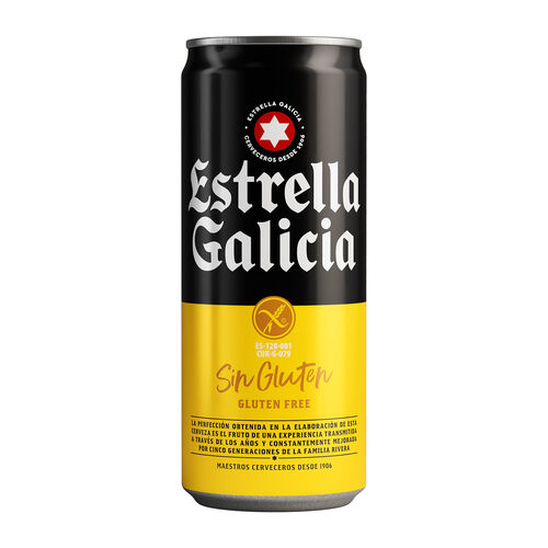 Cerveza sin gluten ESTRELLA GALICIA 33cl image number