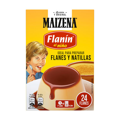 PREPARADO PARA FLAN Y NATILLAS FLANIN EL NIÑO MAIZENA 192G image number