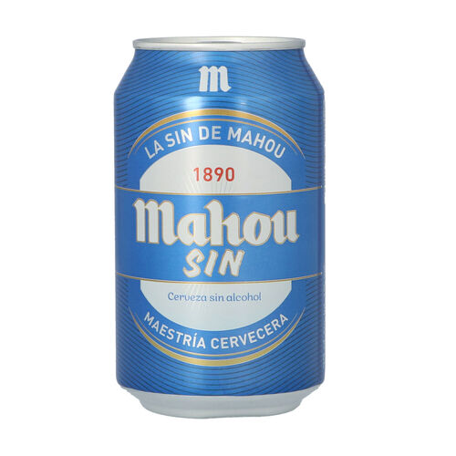 CERVEZA MAHOU SIN LATA 33cl image number