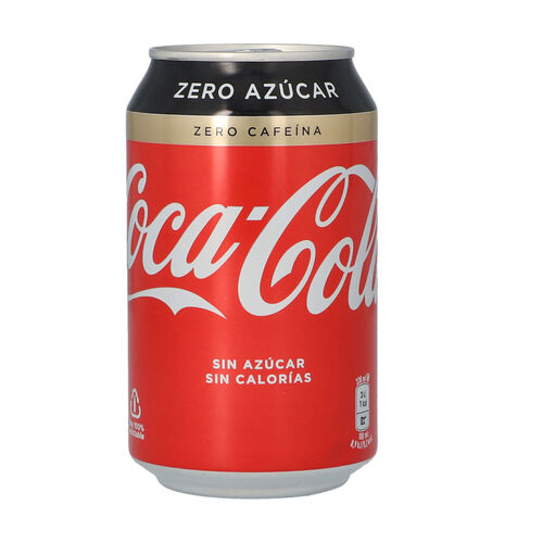 COCA COLA ZERO ZERO LATA 33cl image number