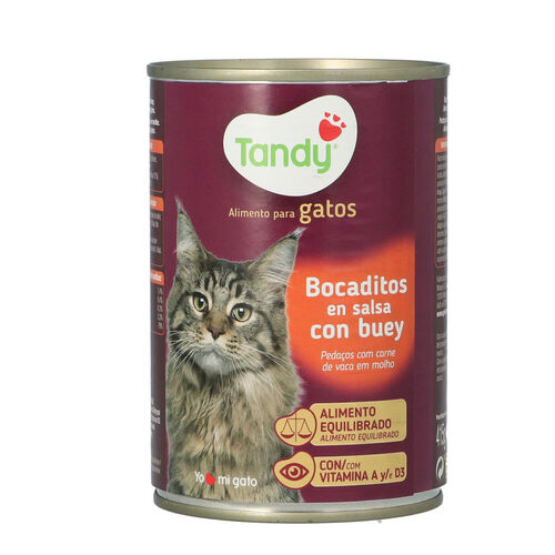 TANDY GATO BOCADITO BUEY LATA 415g image number