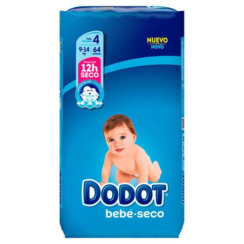PAÑALES DODOT TALLA 4 9-14 kg 58uds image number