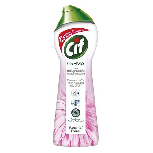 LIMPIADOR BAÑOS CREMA CIF 650 ml image number