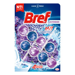Colgador WC lavanda Power Active BREF 2uds