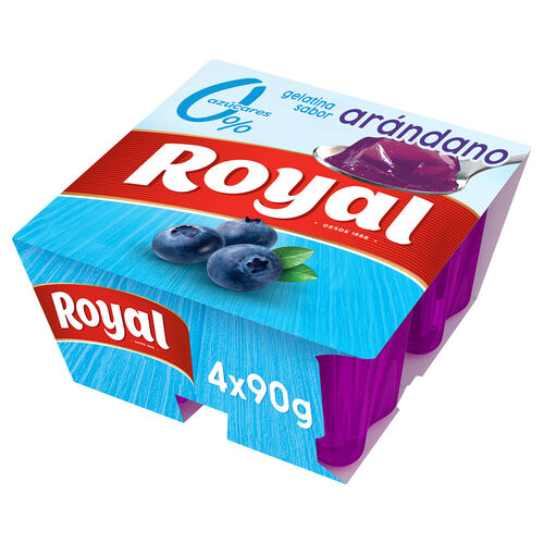 GELATINA SABOR ARANDANO  ROYAL 4x90g image number