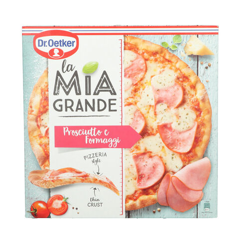 PIZZA LA MIA GRANDE JAMON QUESO CONGELADA image number
