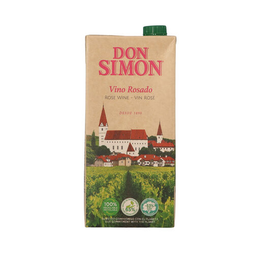 Vino rosado DON SIMON brik 1L image number