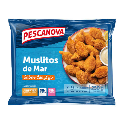 Marisco congelado muslitos de mar sabor cangrejo PESCANOVA 250g image number