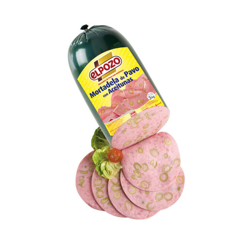 MORTADELA DE PAVO CON ACEITUNAS ELPOZO image number