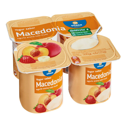 Yogur sabor macedonia ALTEZA 4x125g image number