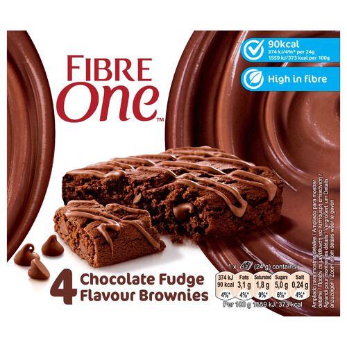BROWNIES CHOCO FIBRA ONE 96g image number