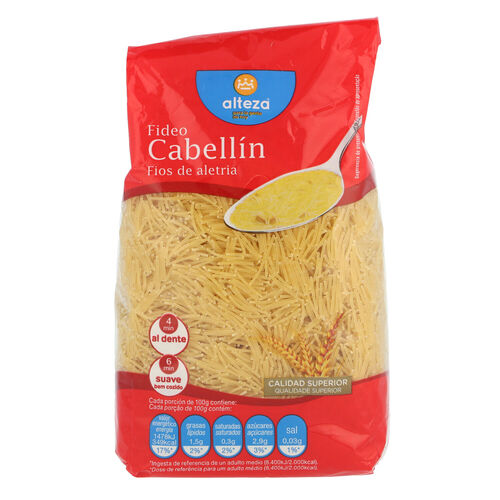 Fideo cabell&iacute;n ALTEZA 500g image number