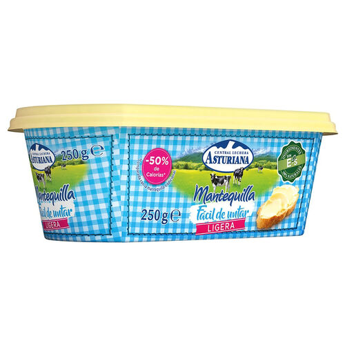 Mantequilla f&aacute;cil de untar Central Lechera ASTURIANA 250g image number
